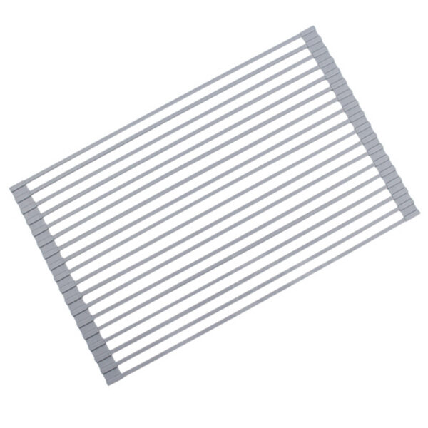 Stainless Steel Fully Covered Silicone Square Tube Dish Drying Rack Wholesale
