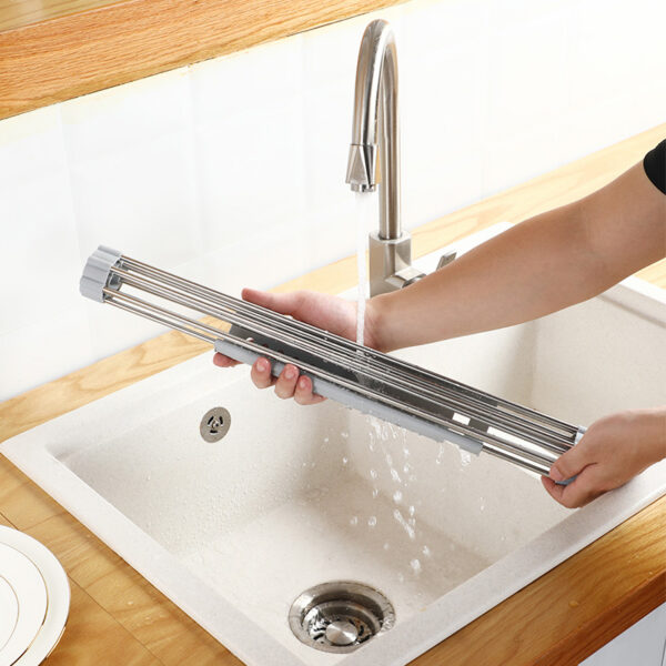 Silicone-Edged Slot-Type Dish Drying Rack Wholesale