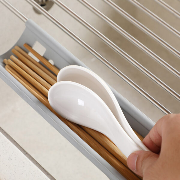 Silicone-Edged Slot-Type Dish Drying Rack Wholesale