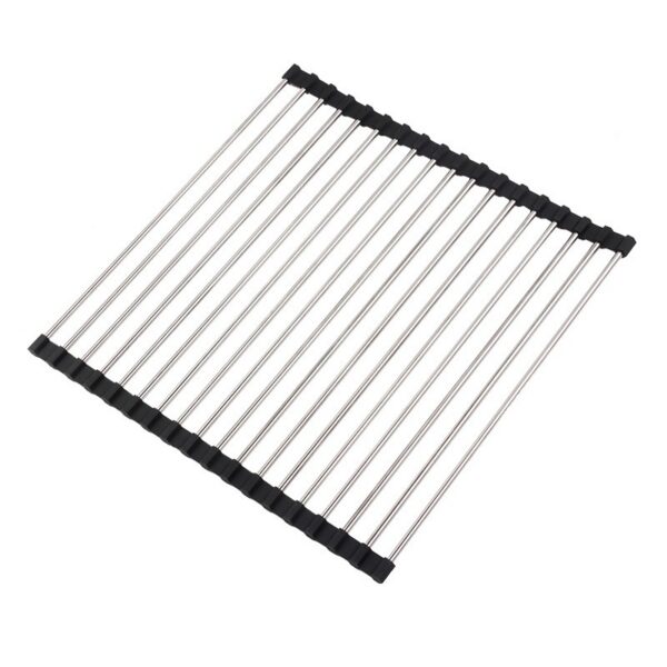 Wholesale TPE Dish Drying Rack Roll-Up Type Drain Racks Custom